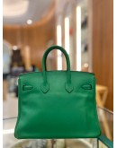 HERMES BAMBOU SWIFT BIRKIN 25 PLATINUM HARDWARE