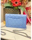 (LIKE NEW) 2021 CHANEL WOC WALLET ON CHAIN CAVIAR LEATHER FULL SET