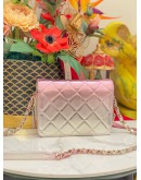 2022 CHANEL GRADIENT METALLIC IRIDESCENT LIMITED EDITION FLAP BAG MICROCHIP