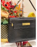 (LIKE NEW) YSL SAINT LAURENT MANHATTAN EMBOSSED SHOULDER BAG FULL SET