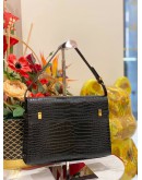 (LIKE NEW) YSL SAINT LAURENT MANHATTAN EMBOSSED SHOULDER BAG FULL SET