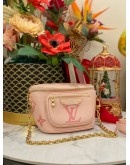 (LIKE NEW) 2023 MICROCHIP LOUIS VUITTON MINI BUMBAG IN GRADIENT PINK MONOGRAM EMPREINTE LEATHER FULL SET