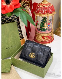 (LIKE NEW) GUCCI GG MATELASSE CARD CASE WALLET FULL SET