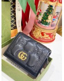 (LIKE NEW) GUCCI GG MATELASSE CARD CASE WALLET FULL SET