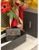 (LIKE NEW) 2020 CHANEL 19 FLAP COIN PURSE WITH CHAIN 