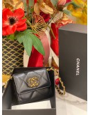 (LIKE NEW) 2020 CHANEL 19 FLAP COIN PURSE WITH CHAIN 