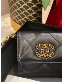 (LIKE NEW) 2020 CHANEL 19 FLAP COIN PURSE WITH CHAIN 