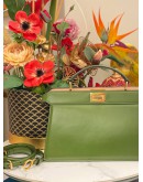 FENDI PEEKABOO ISEEU EAST-WEST TOP HANDLE NAPPA LEATHER BAG 