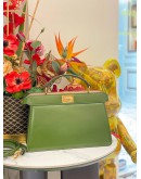 FENDI PEEKABOO ISEEU EAST-WEST TOP HANDLE NAPPA LEATHER BAG 