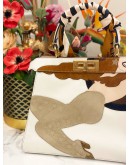 (LIKE NEW) FENDI PEEKABOO WHITE INLAY STOCKING GIRL 
