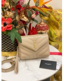 (LIKE NEW) YSL SAINT LAURENT MATELASSE CALFSKIN LEATHER TOY LOULOU CROSSBODY BAG 