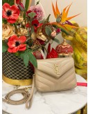 (LIKE NEW) YSL SAINT LAURENT MATELASSE CALFSKIN LEATHER TOY LOULOU CROSSBODY BAG 