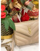 (LIKE NEW) YSL SAINT LAURENT MATELASSE CALFSKIN LEATHER TOY LOULOU CROSSBODY BAG 
