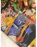 FENDI X NOEL FIELDING CLUTCH IN BLACK AND MULTICOLOR -FULL SET-