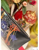 FENDI X NOEL FIELDING CLUTCH IN BLACK AND MULTICOLOR -FULL SET-