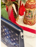 LOUIS VUITTON M81442 POCHETTA VOYAGE MM MONOGRAM BLUE BANDANA PATTERN CLUTCH