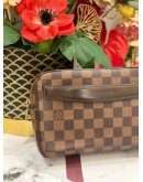 LOUIS VUITTON SAINT PAUL POCHETTE IN BROWN DAMIER EBENE CANVAS 