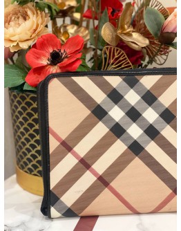 BURBERRY APPLE IPAD NOVA CHECK CANVAS CASE