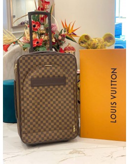 (LIKE NEW) LOUIS VUITTON DAMIER EBENE PEGASE 55 ROLLING LUGGAGE