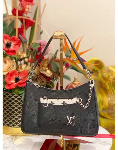 (LIKE NEW) LOUIS VUITTON MARELLE BLACK EPI BAG