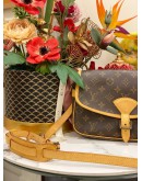 LOUIS VUITTON SOLOGNE BROWN MONOGRAM CANVAS CROSSBODY BAG