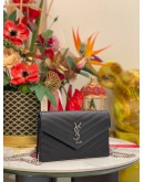 (LIKE NEW)YVES SAINT LAURENT CASSANDRE ENVELOPE CHAIN WALLET