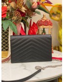 (LIKE NEW)YVES SAINT LAURENT CASSANDRE ENVELOPE CHAIN WALLET