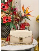 2024 MICROCHIP LOUIS VUITTON POCHETTE METIS EAST WEST CHAIN / STRAP BAG FULL SET