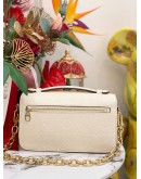 2024 MICROCHIP LOUIS VUITTON POCHETTE METIS EAST WEST CHAIN / STRAP BAG FULL SET