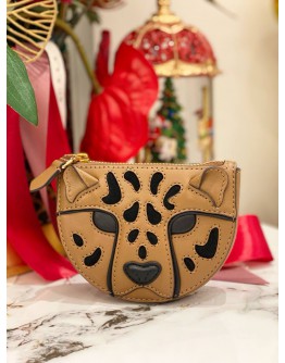 (UNUSED) KATE SPADE LEOPARD 3D COIN PURSE FULL SET