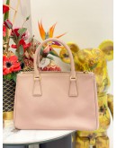 PRADA MEDIUM GALLERIA IN BEIGE SAFFIANO LUX LEATHER WITH STRAP