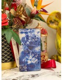 LOUIS VUITTON PORTEFEUILLE BRAZZA LONG WALLET IN MONOGRAM BLUE BANDANA