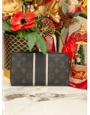 (LIKE NEW) LOUIS VUITTON MONOGRAM ECLIPSE FRAGMENT ZIPPY ORGANIZER WALLET