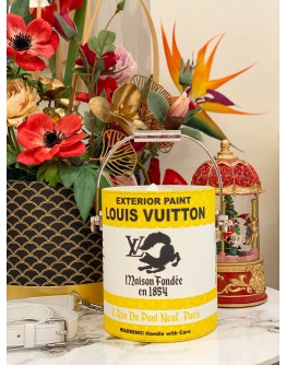 (LIKE NEW) LOUIS VUITTON PAINT CAN BAG MONOGRAM CANVAS AND LEATHER 