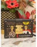 (LIKE NEW) LOUIS VUITTON WORLD TOUR PETITE MALLE TRUNK LIMITED EDITION CROSSBODY BAG IN BROWN MONOGRAM CANVAS / BLACK LEATHER  