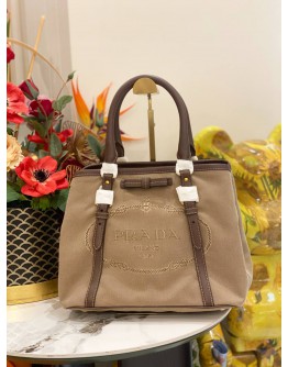 (BRAND NEW) PRADA LOGO JACQUARD RIBBON TOTE BAG 