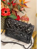 (BRAND NEW) MICROCHIP CHANEL MEDIUM SO BLACK FLAP BAG 