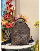 2019 LOUIS VUITTON PALM SPRINGS PM BACKPACK IN BROWN MONOGRAM CANVAS -FULL SET-