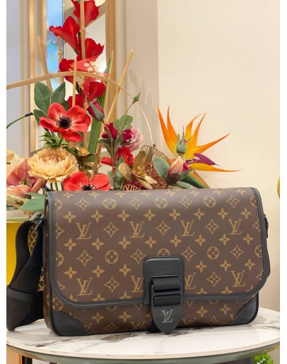 (UNUSED) 2024 LOUIS VUITTON ARCHY MONOGRAM CANVAS MESSENGER BAG 