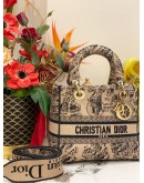 (LIKE NEW) CHRISTIAN DIOR MEDIUM LADY D-LITE BAG WITH STRAP