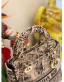 (LIKE NEW) CHRISTIAN DIOR MEDIUM LADY D-LITE BAG WITH STRAP