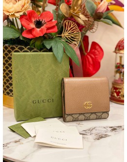 (LIKE NEW) GUCCI GG MARMONT WALLET -FULL SET-