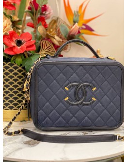 CHANEL CC FILIGREE VANITY CASE BAG