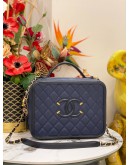 CHANEL CC FILIGREE VANITY CASE BAG