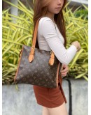 LOUIS VUITTON POPINCOURT HAUT BROWN MONOGRAM CANVAS SHOULDER BAG