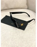 2024 CELINE TRIIMPHE 01 SUNGLASSES IN ACETATE IN BLACK FULL SET