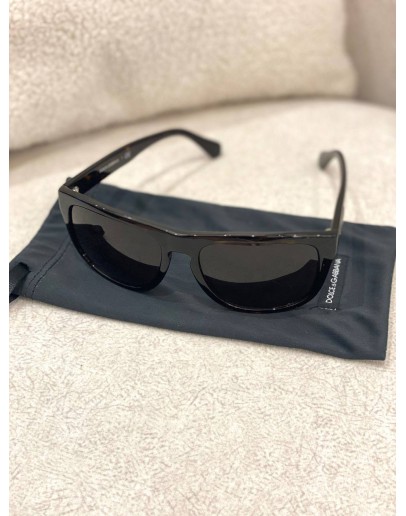 DOLCE & GABBANA BLACK SUNGLASSES FULL SET