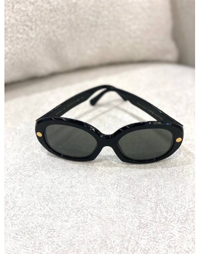 LOUIS VUITTON OVAL BLK BLK FASHION SUNGLASSES