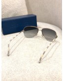 LOUIS VUITTON DAMIER AZUR PETITE VIOLA PILOTE SUNGLASSES