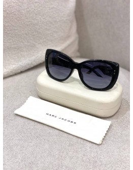 MARC JACOBS CLASSIC DARK BLUE GRADIENT BLACK FRAME SUNGLASS